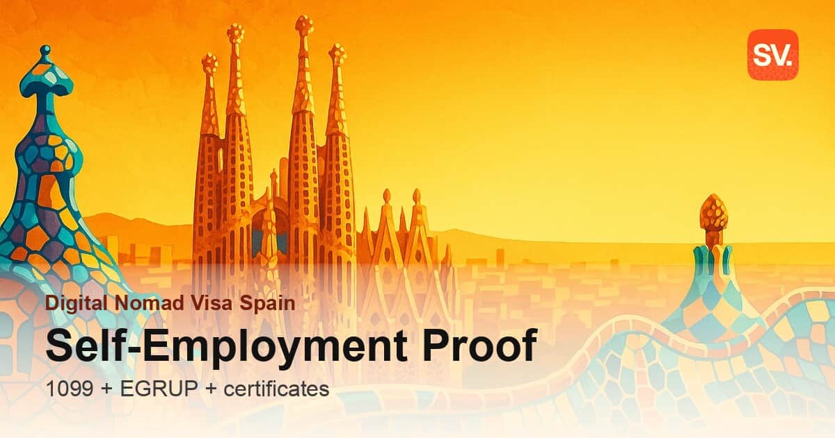 Self-Employment Proof for Digital Nomad Visa: Which Documents You Need