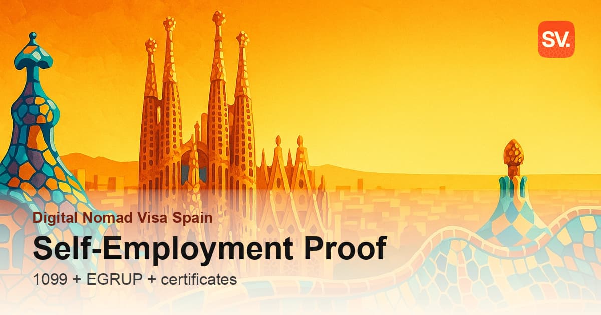 Self-Employment Proof for Digital Nomad Visa: Which Documents You Need
