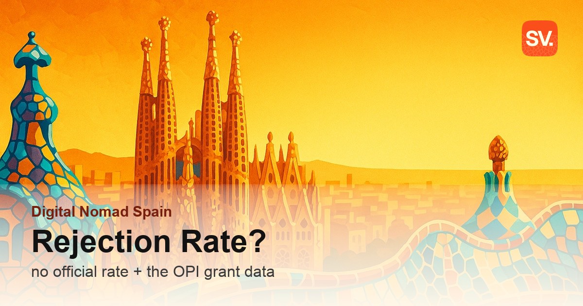 Spain's Digital Nomad Visa: Is There an Official Rejection Rate?