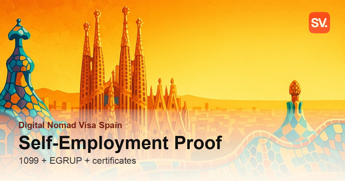 Self-Employment Proof for Digital Nomad Visa: Which Documents You Need