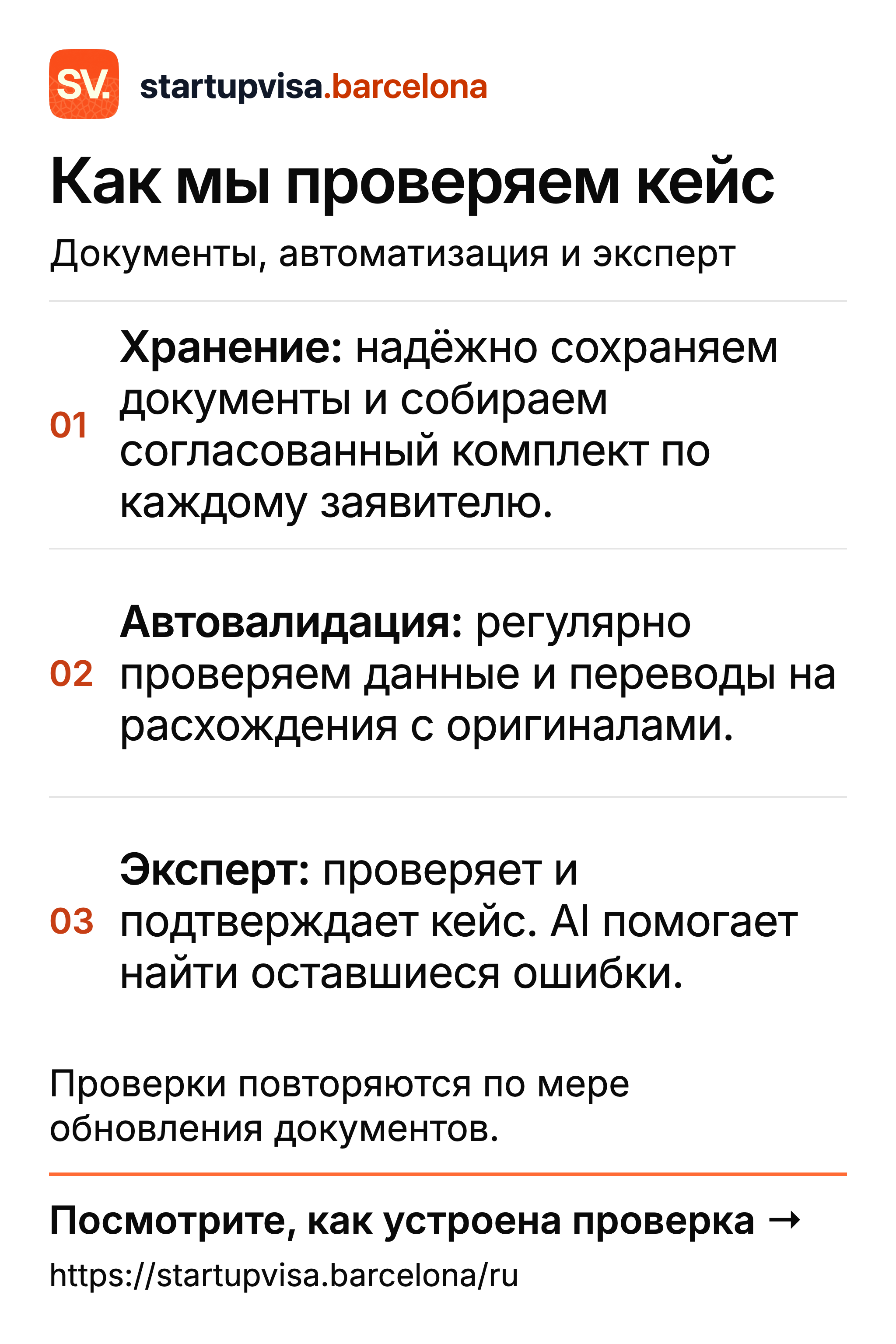 Проверка документов: защищённое хранение, согласованные сведения, регулярная автовалидация переводов и эксперт с AI